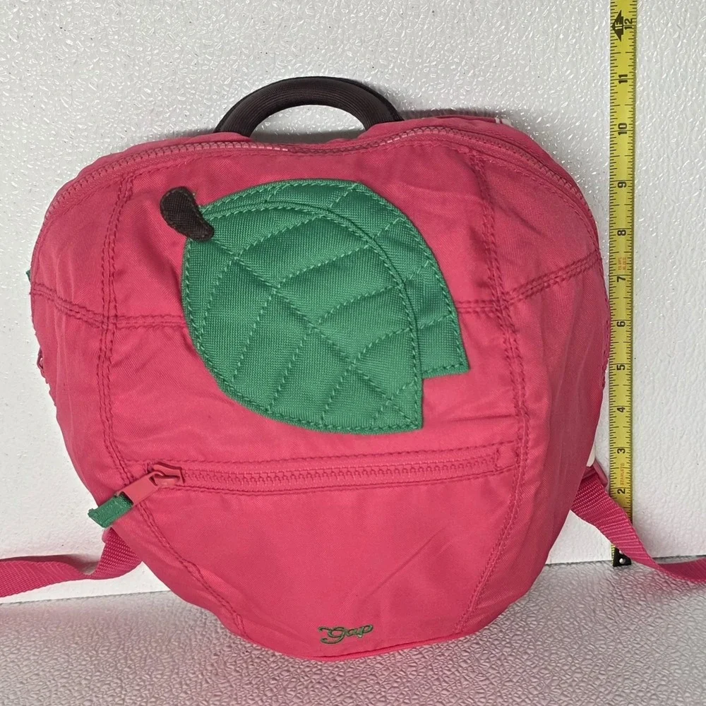 Baby Gap Pink Green Apple Backpack Bag